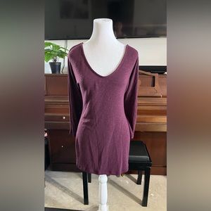 Laila Jayde Women’s Top Plus Blouse Bowie Solid Dolman Burgundy Size 2XL